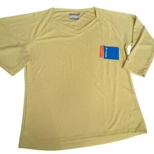 Columbia PFG Omni-Shade Sun Protection Women's V-neck 3/4 Sleeve Large